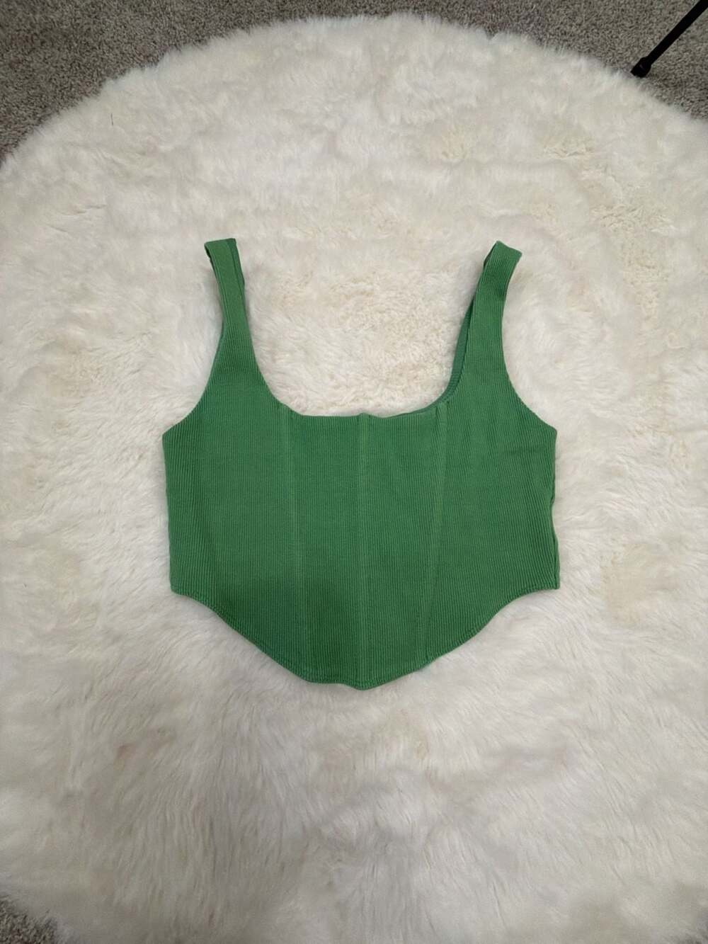 Princess Polly Green Corset Top